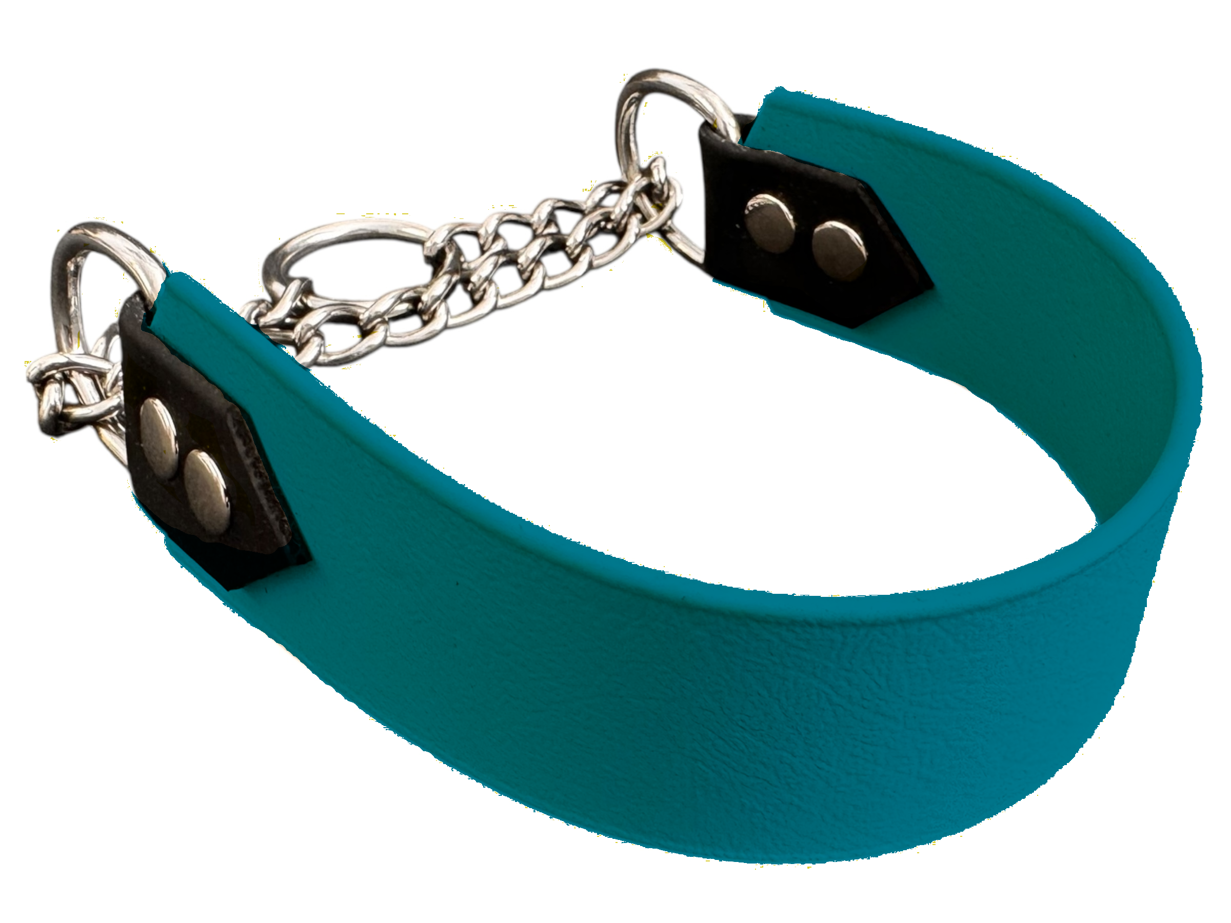 L'Atelier Du Fourmilier Collana In BioThane Larghezza 38 Mm – Impermeabile, Realizzata A Mano In Francia, Colore Dorato (40-45 Cm Girocollo) - 4