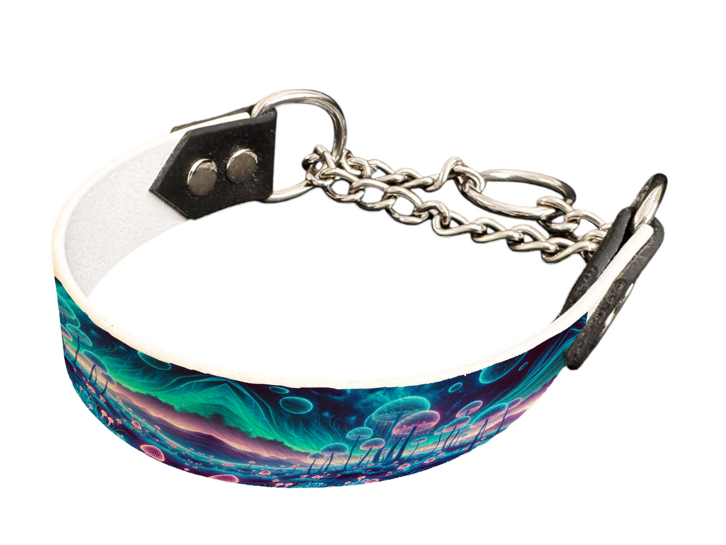 Martingale pour chien en BioThane® imprimé – Collection paysage– 25mm