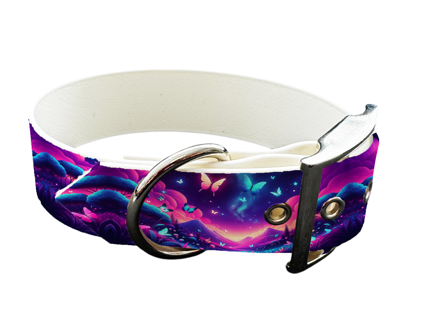 Collier large pour chien en BioThane® imprimé – Collection insectes– 38mm