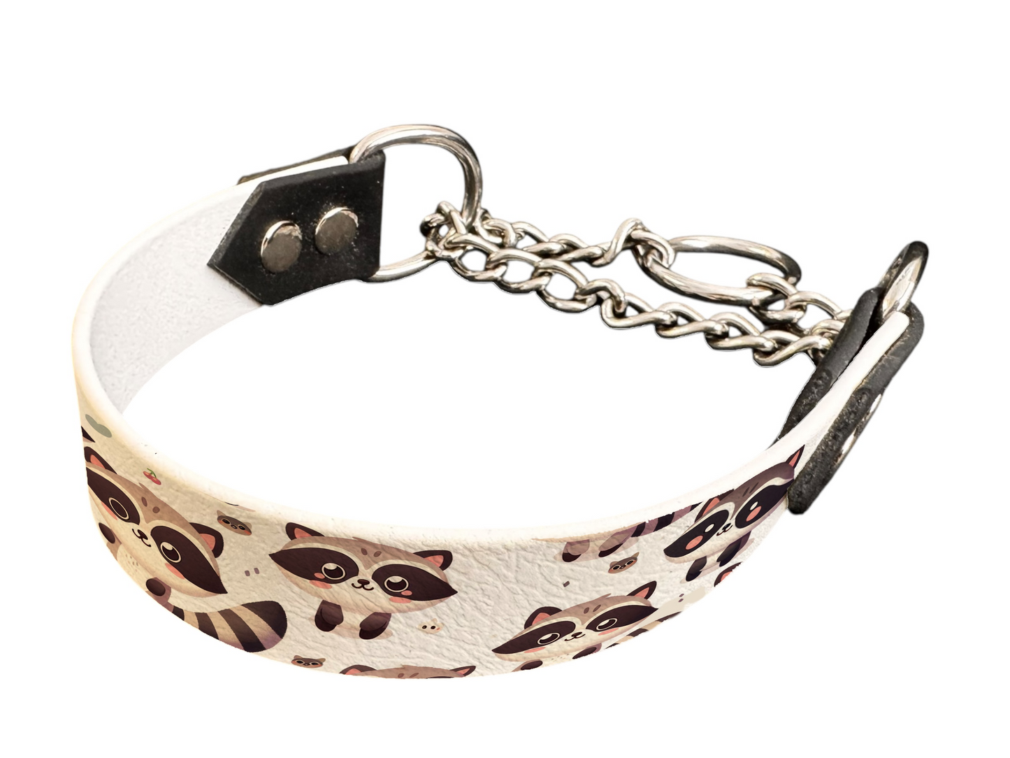 Martingale pour chien en BioThane® imprimé – Collection animaux pop/kawaii – 25mm