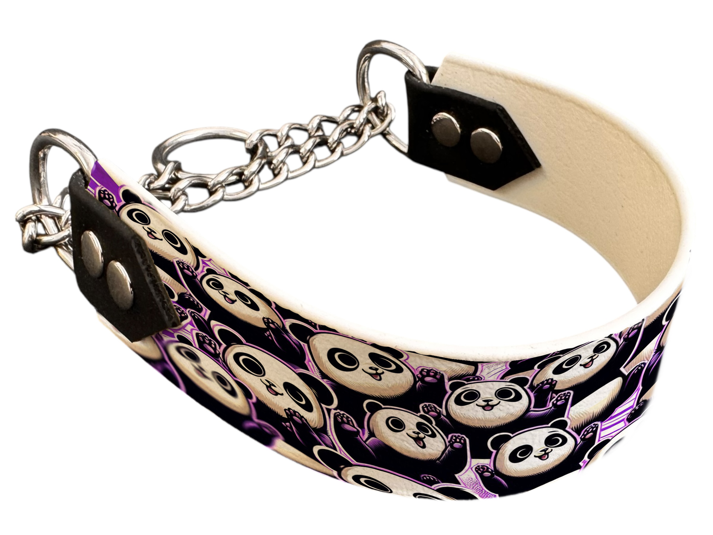 Martingale pour chien en BioThane® imprimé – Collection animaux pop/kawaii – 38mm