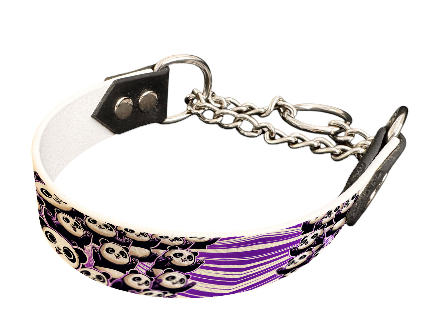 Martingale pour chien en BioThane® imprimé – Collection animaux pop/kawaii – 25mm