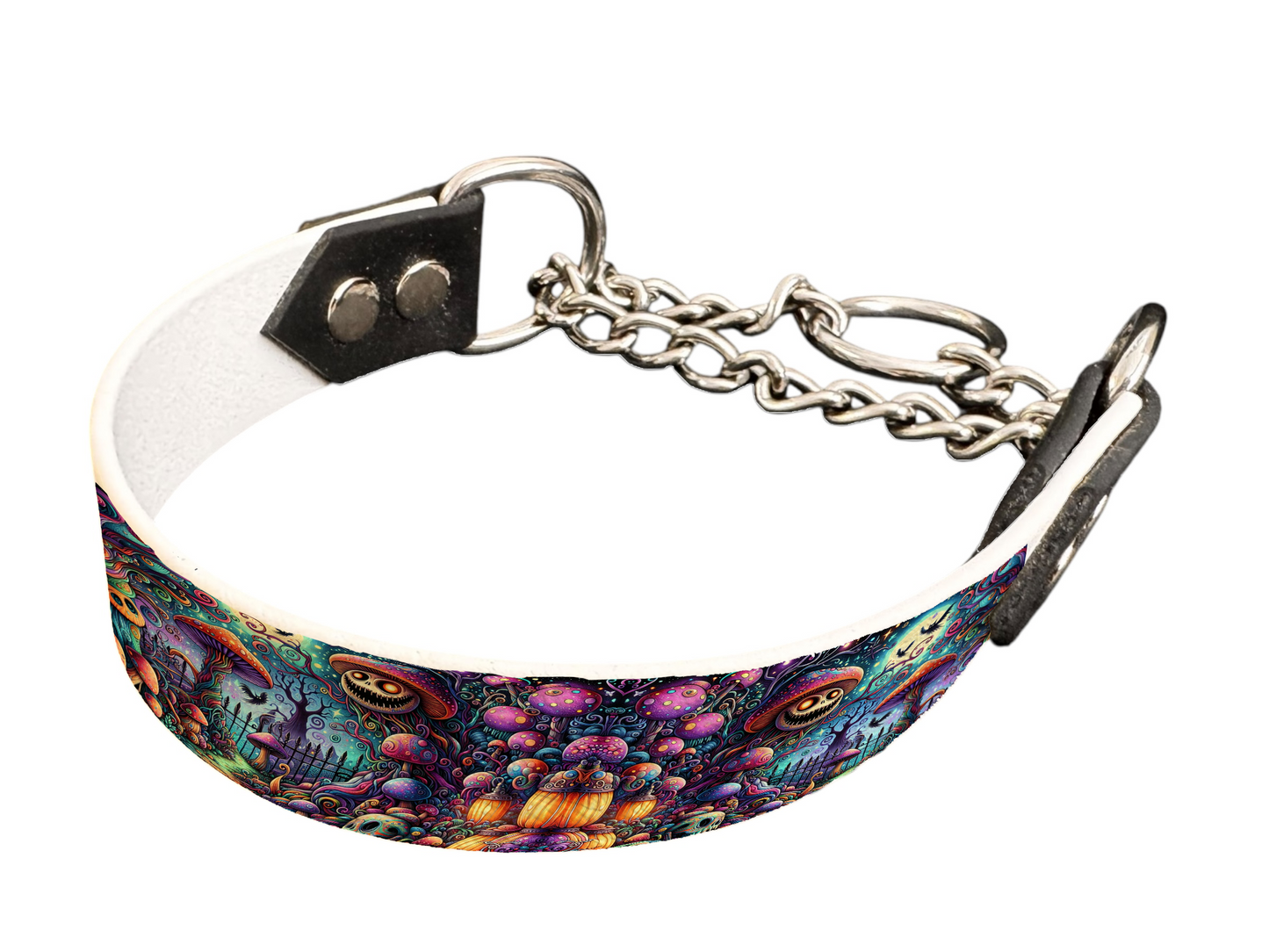 Martingale pour chien en BioThane® imprimé – Collection Halloween– 25mm