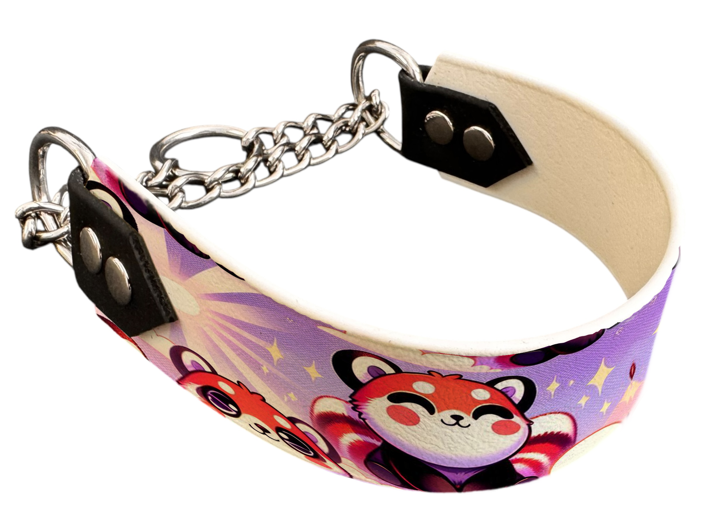 Martingale pour chien en BioThane® imprimé – Collection animaux pop/kawaii – 38mm