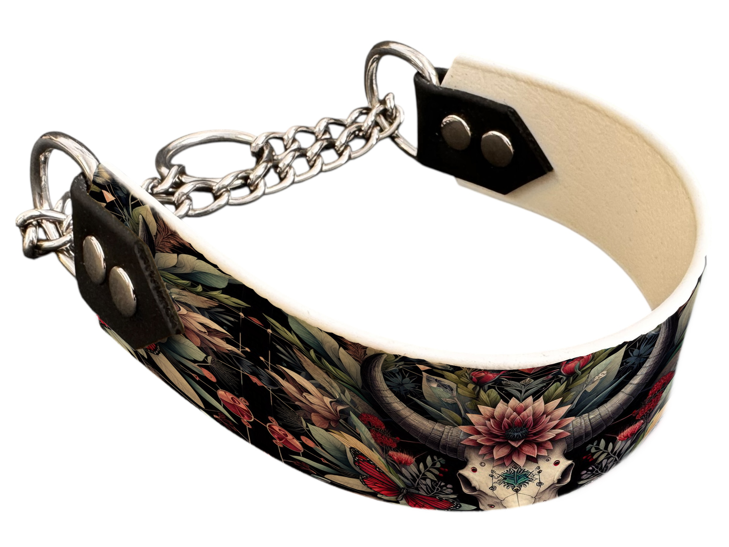 Martingale pour chien en BioThane® imprimé – Collection Tribal – 38m