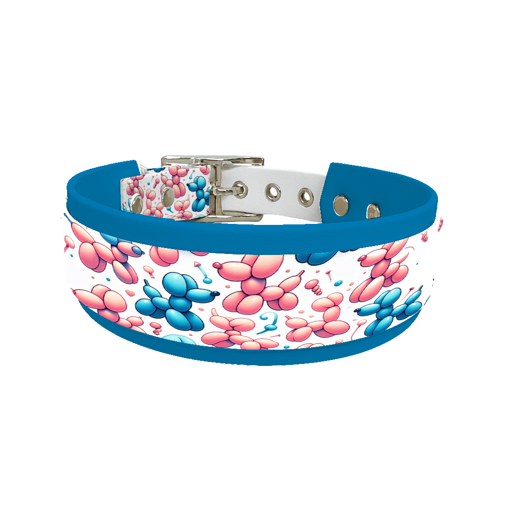 Collier double large pour chien en BioThane® imprimé – Collection chiens– 38/25 mm