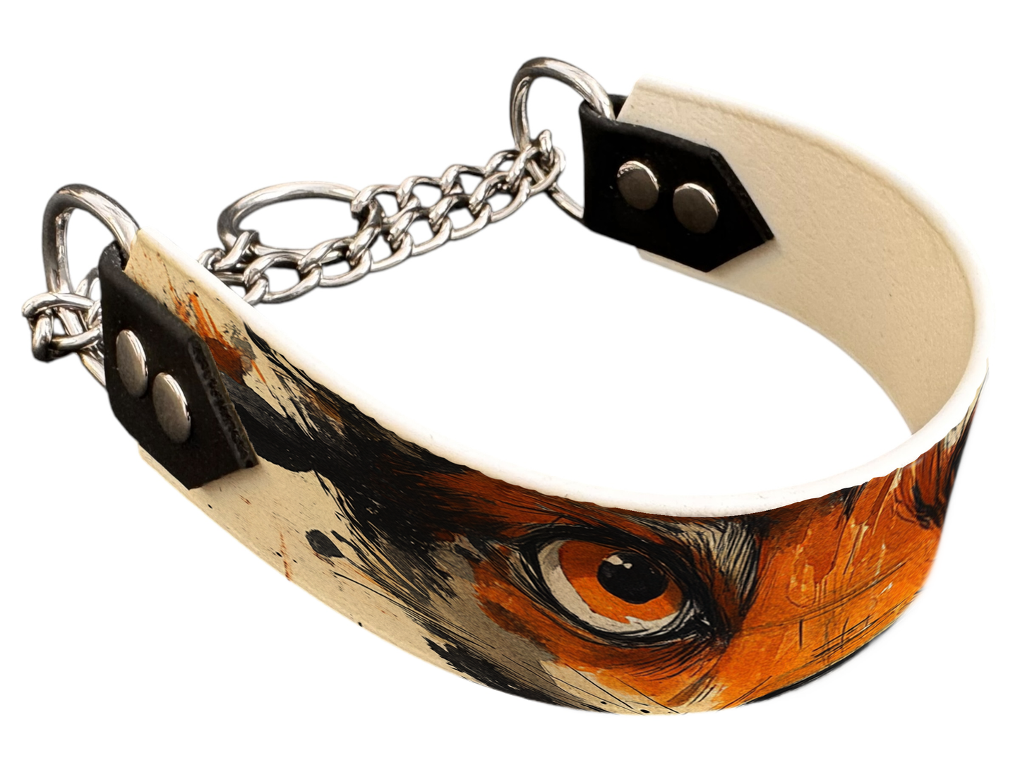 Martingale pour chien en BioThane® imprimé – Collection animaux sauvages– 38mm