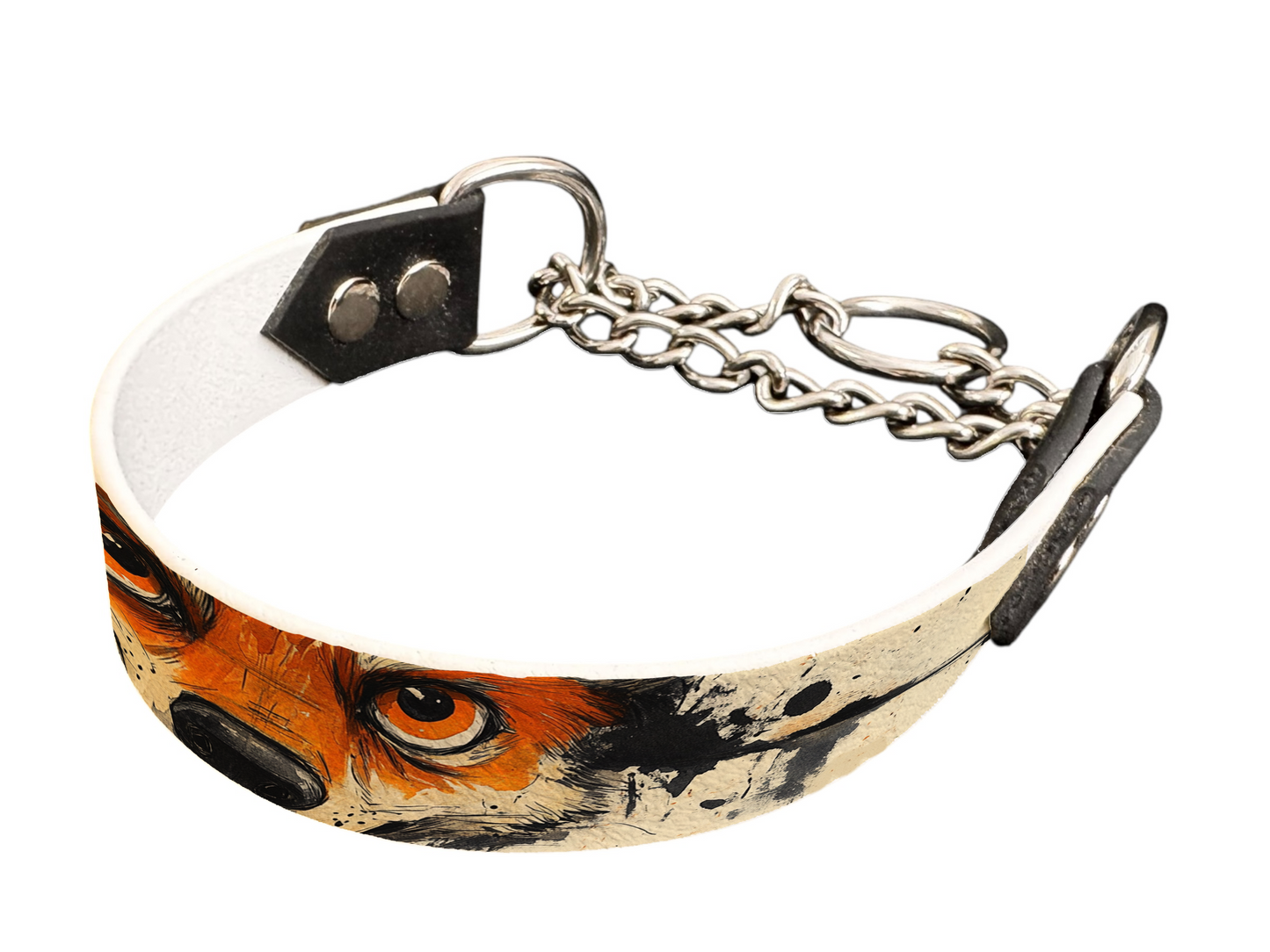 Martingale pour chien en BioThane® imprimé – Collection animaux sauvages– 25mm