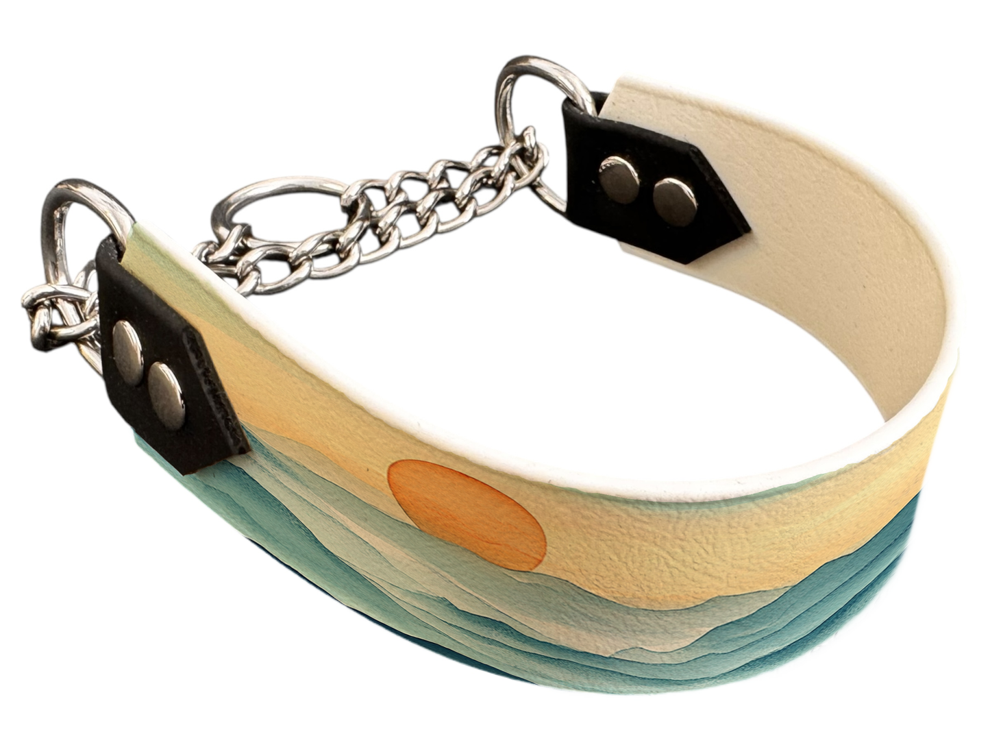 Martingale pour chien en BioThane® imprimé – Collection paysage– 38mm