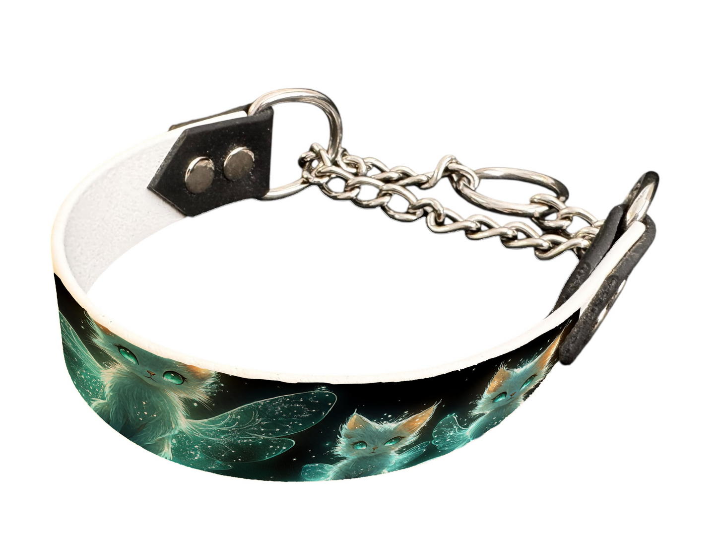 martingale pour chien en BioThane® imprimé – Collection monstres et créatures imaginaires– 25mm