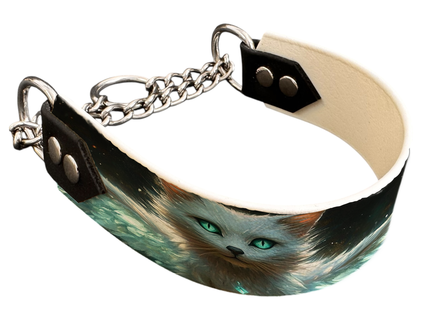 martingale pour chien en BioThane® imprimé – Collection monstres et créatures imaginaires– 38mm