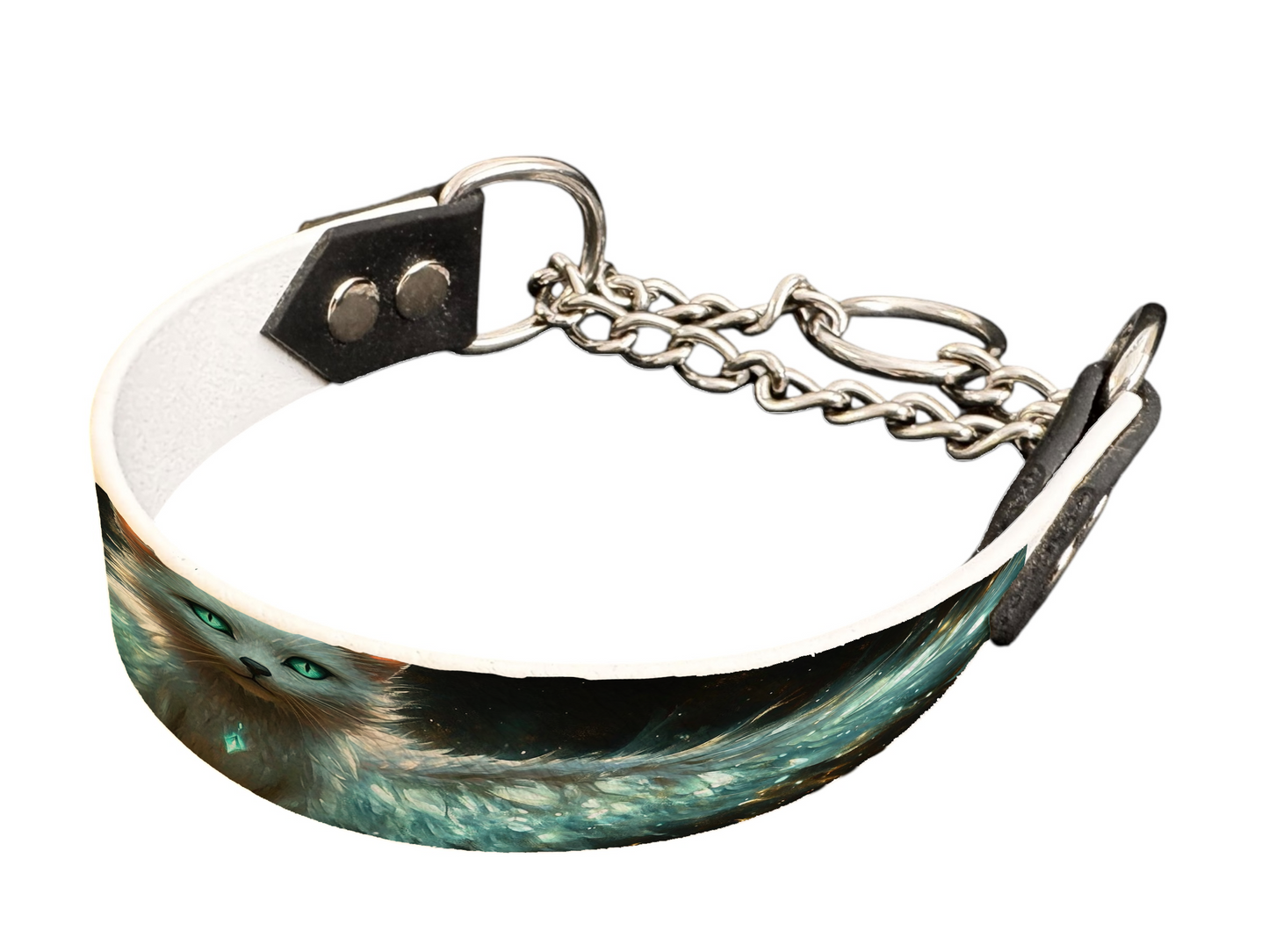 martingale pour chien en BioThane® imprimé – Collection monstres et créatures imaginaires– 25mm