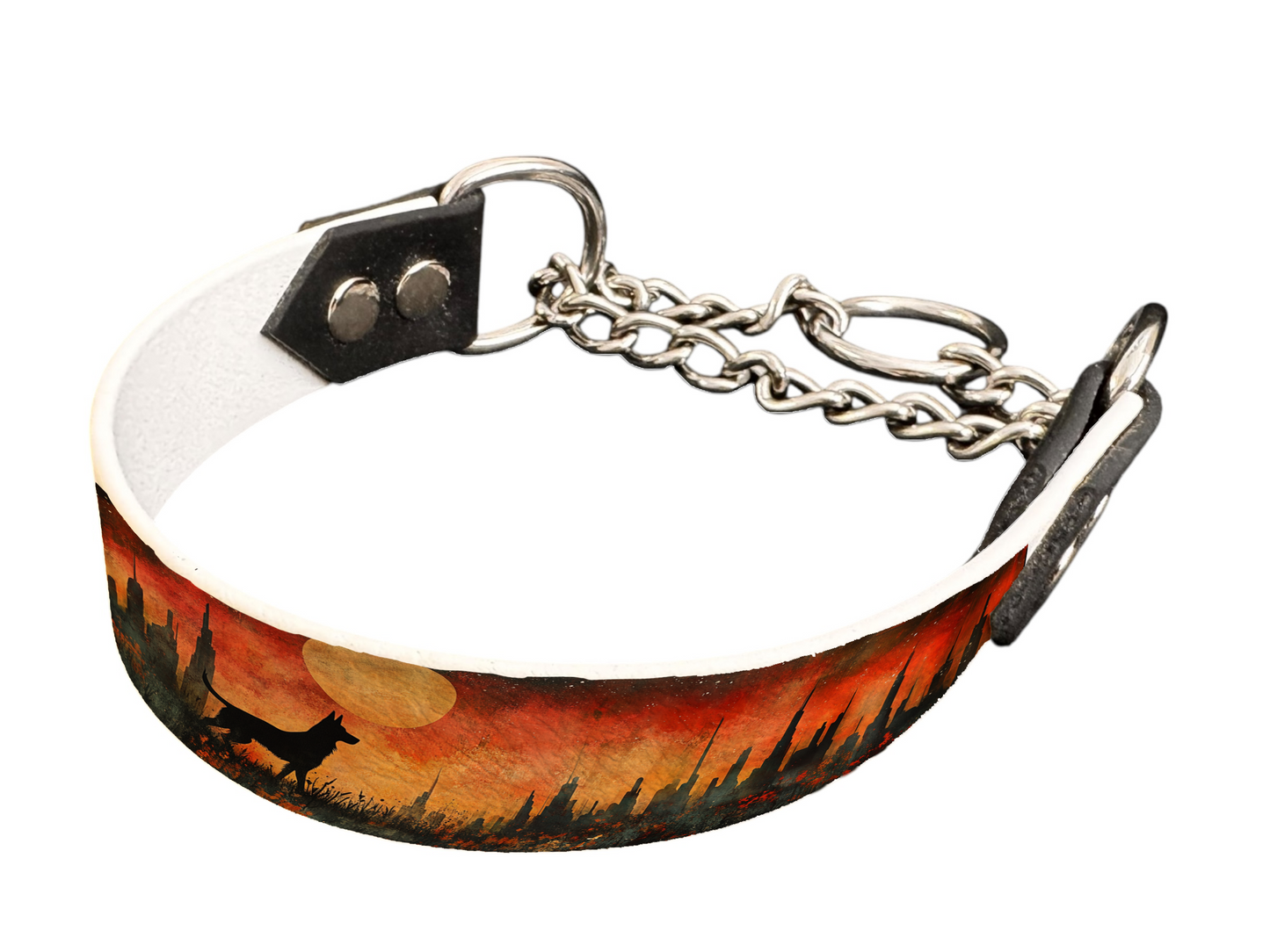 Martingale pour chien en BioThane® imprimé – Collection chiens– 25mm