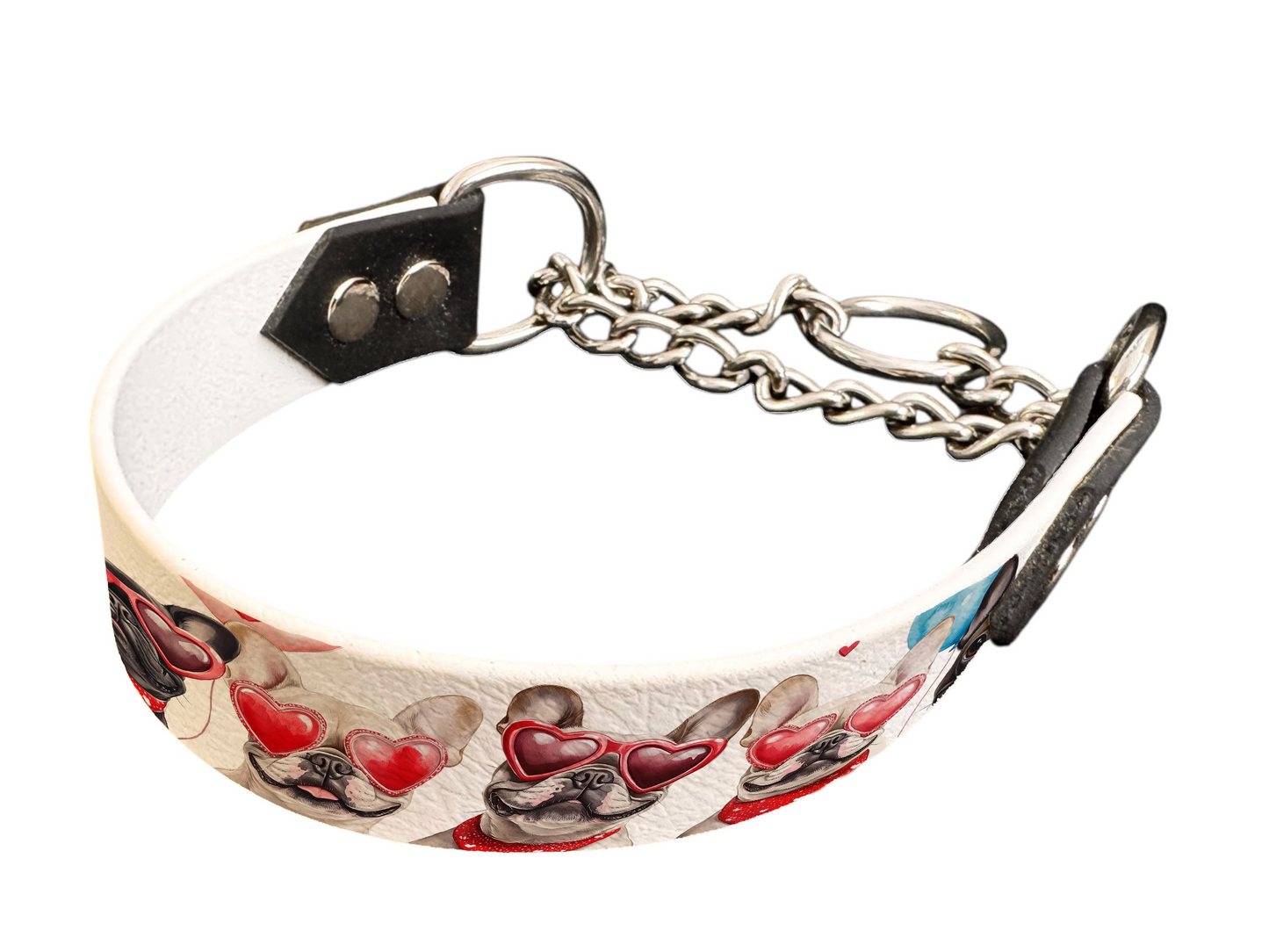 Martingale pour chien en BioThane® imprimé – Collection chiens– 25mm