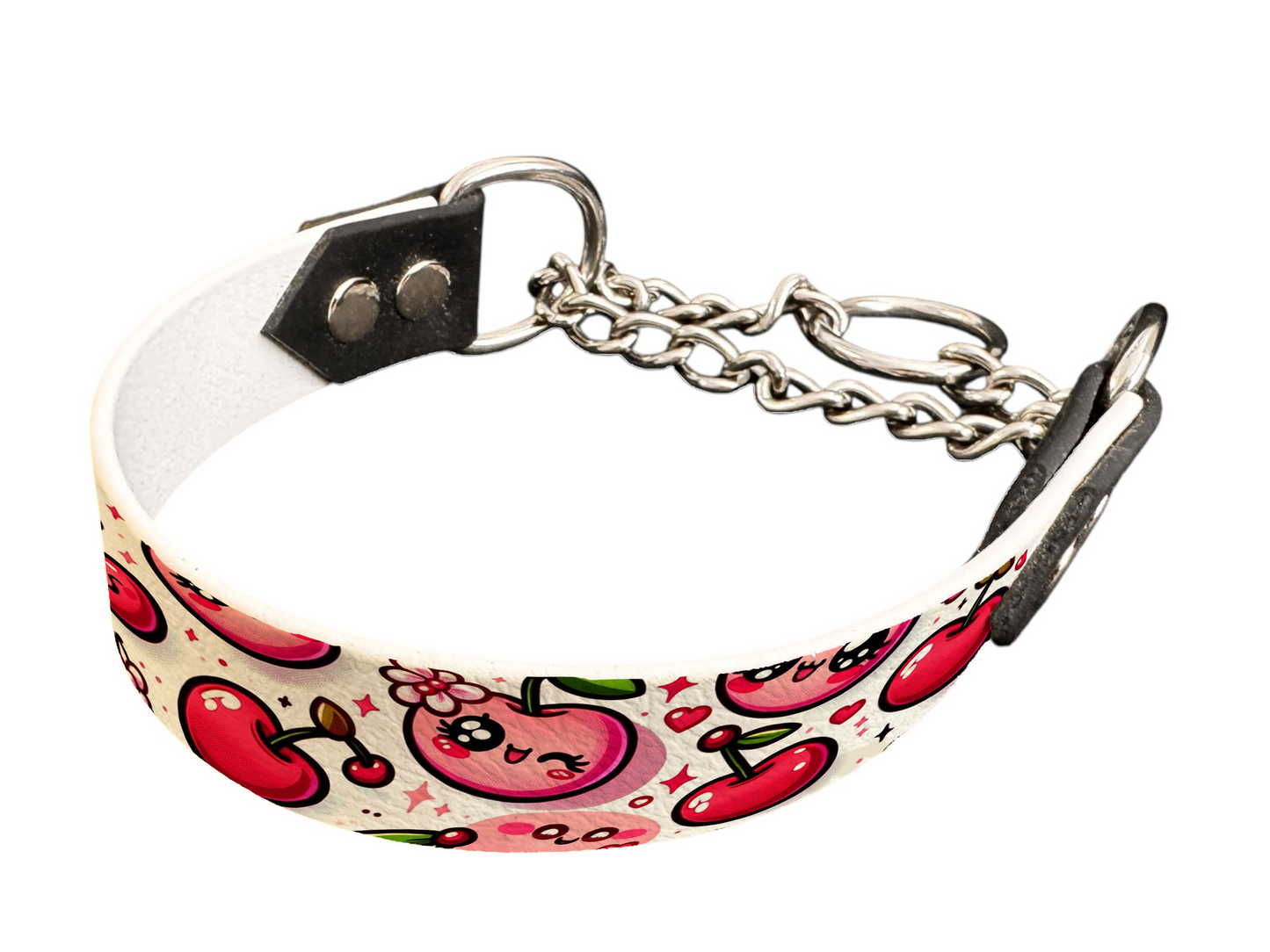 Martingale pour chien en BioThane® imprimé – Collection gourmandise – 25mm