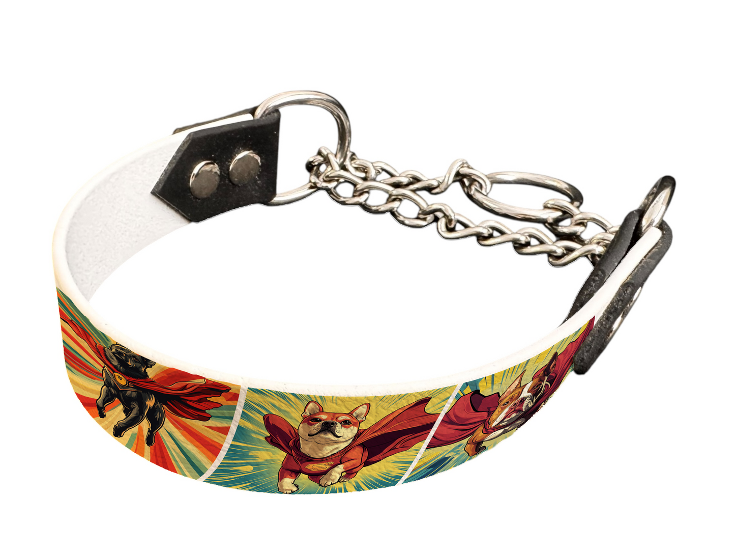 Martingale pour chien en BioThane® imprimé – Collection chiens– 25mm