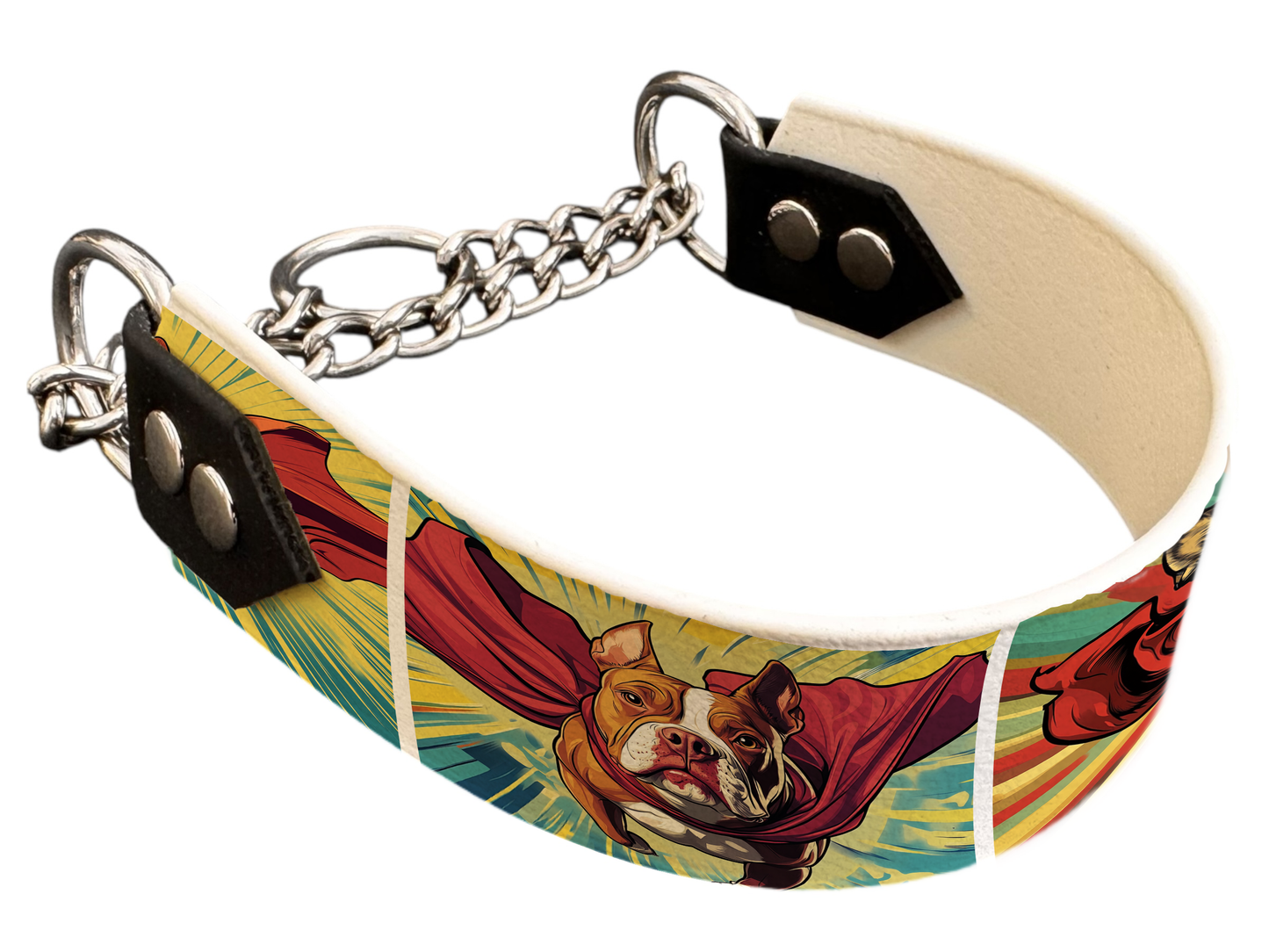 Martingale pour chien en BioThane® imprimé – Collection chiens– 38mm