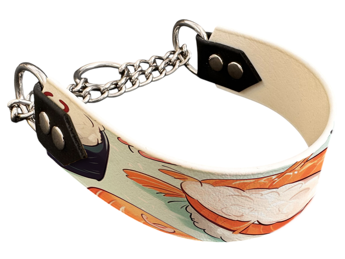 Martingale pour chien en BioThane® imprimé – Collection gourmandise – 38mm