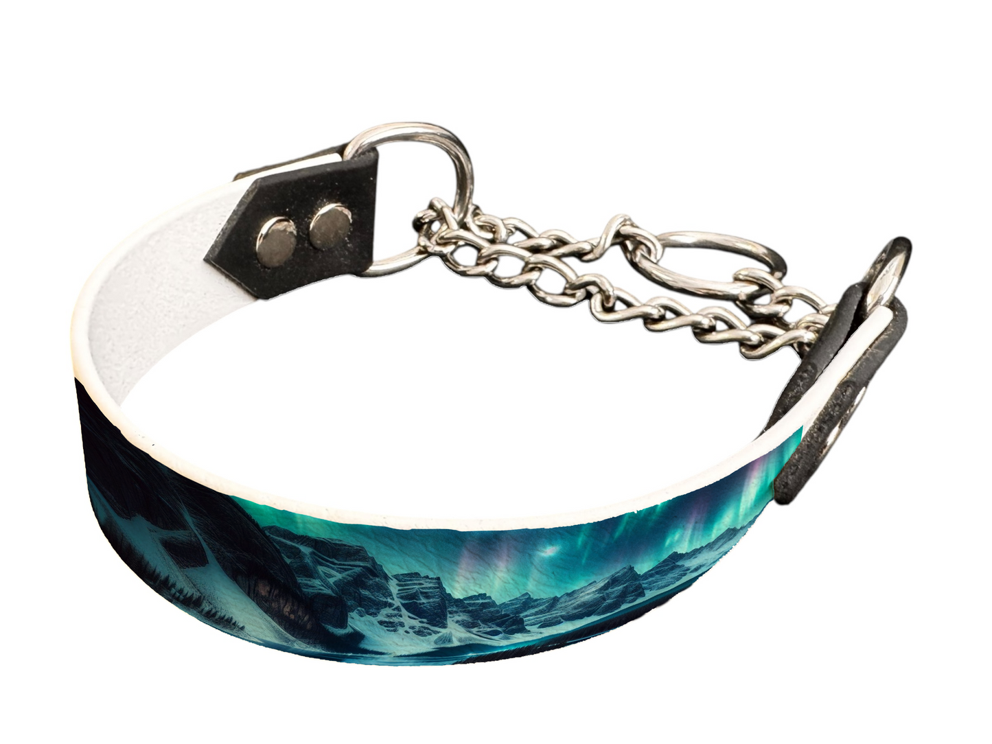Martingale pour chien en BioThane® imprimé – Collection paysage– 25mm