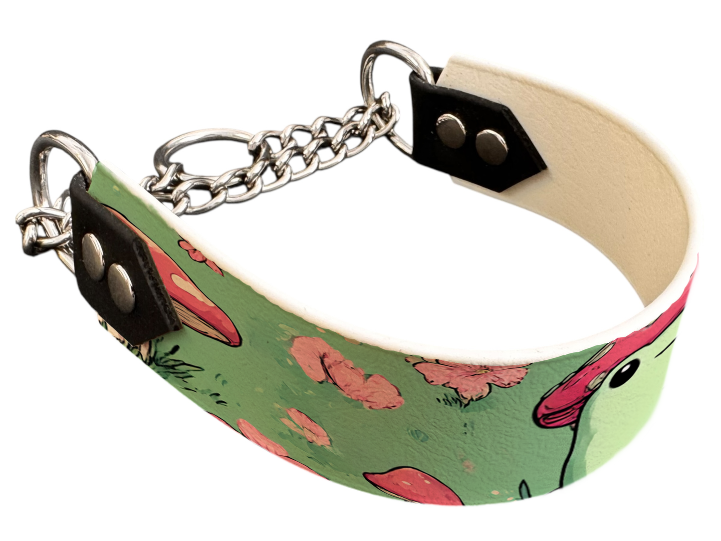 martingale pour chien en BioThane® imprimé – Collection monstres et créatures imaginaires– 38mm