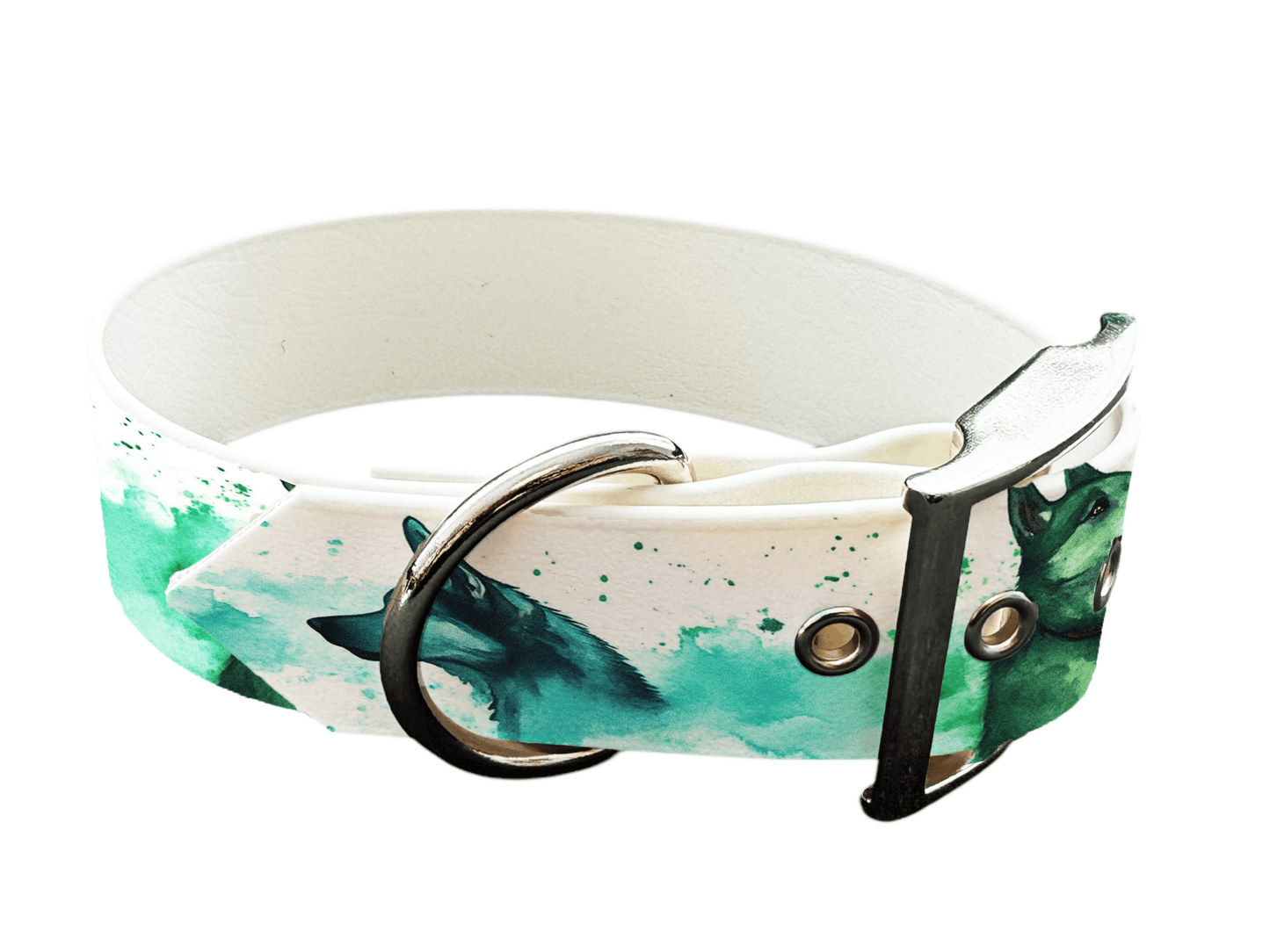 Collier large pour chien en BioThane® imprimé – Collection chiens– 38mm