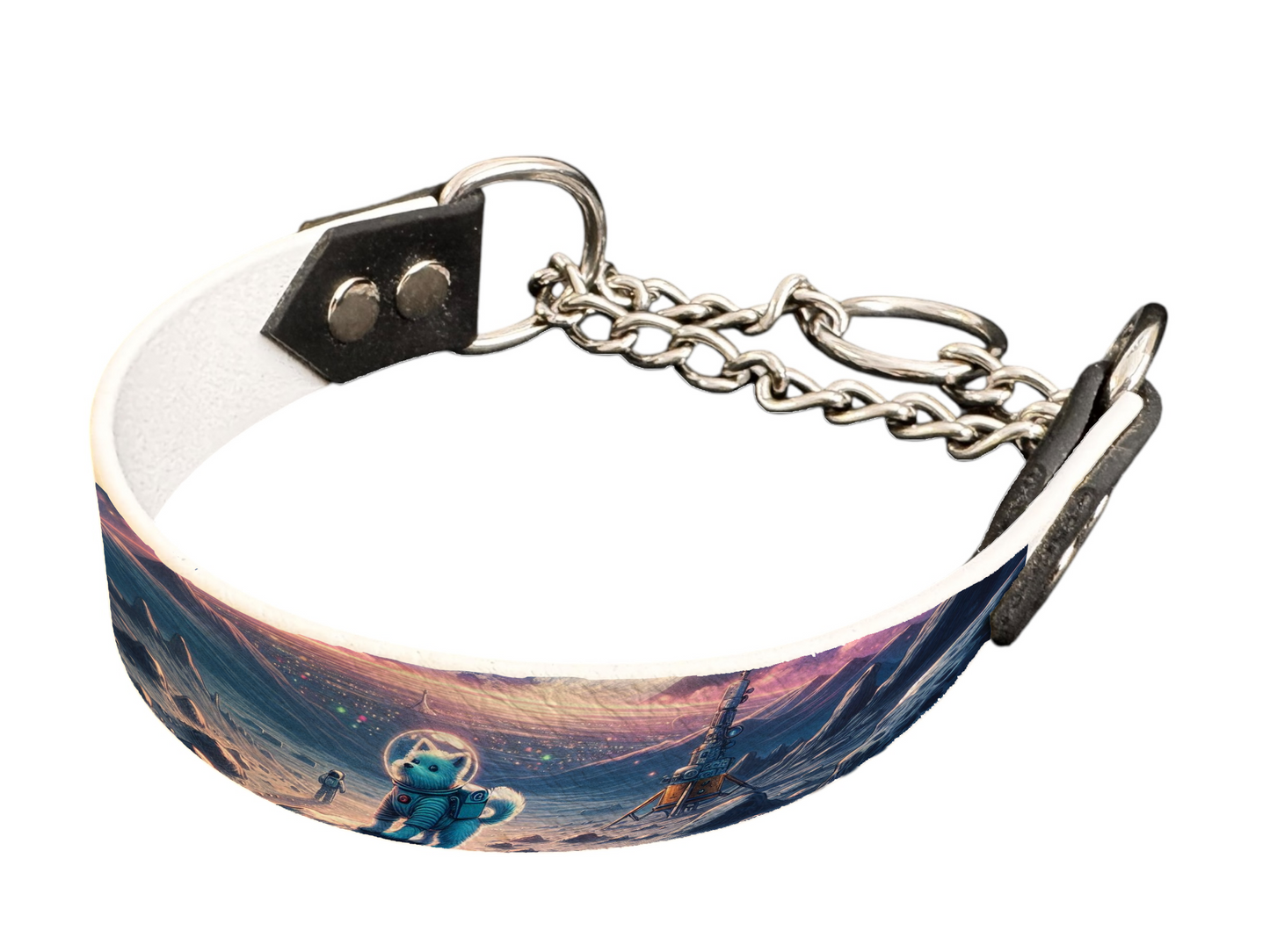 Martingale pour chien en BioThane® imprimé – Collection chiens– 25mm
