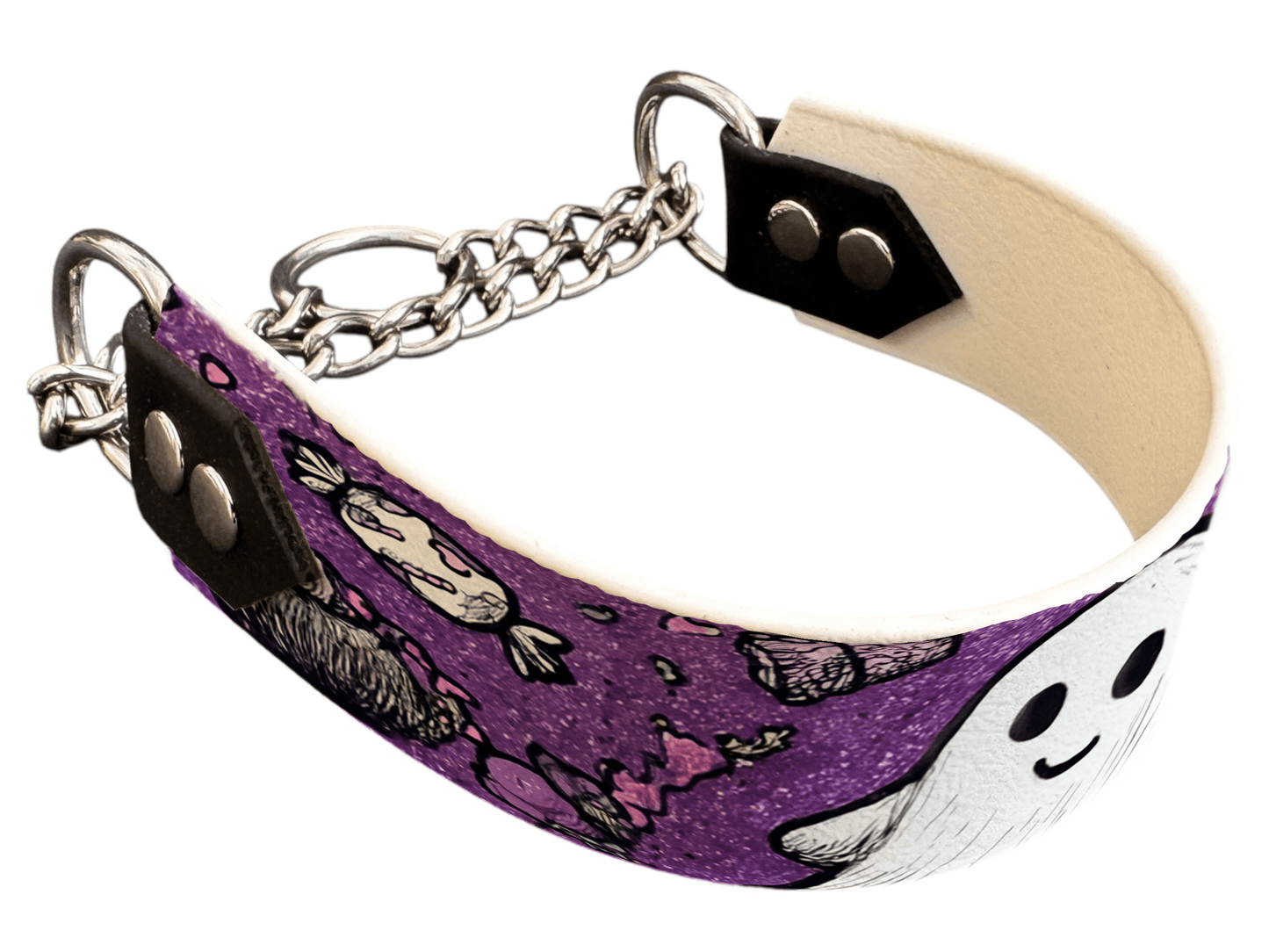 Martingale pour chien en BioThane® imprimé – Collection Halloween– 38mm