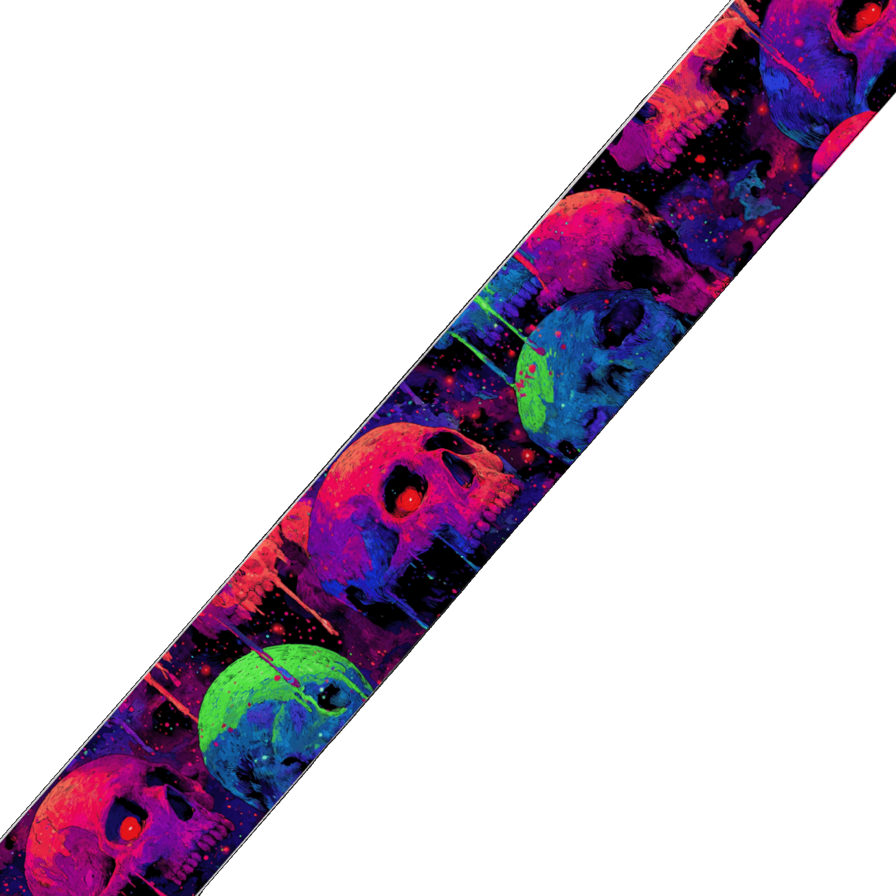 Collier double large pour chien en BioThane® imprimé – Collection Halloween– 25/19 mm