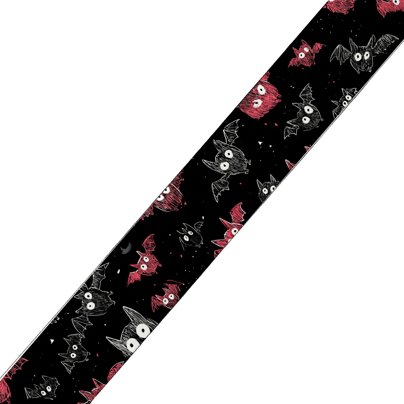 Collier double large pour chien en BioThane® imprimé – Collection Halloween– 25/19 mm