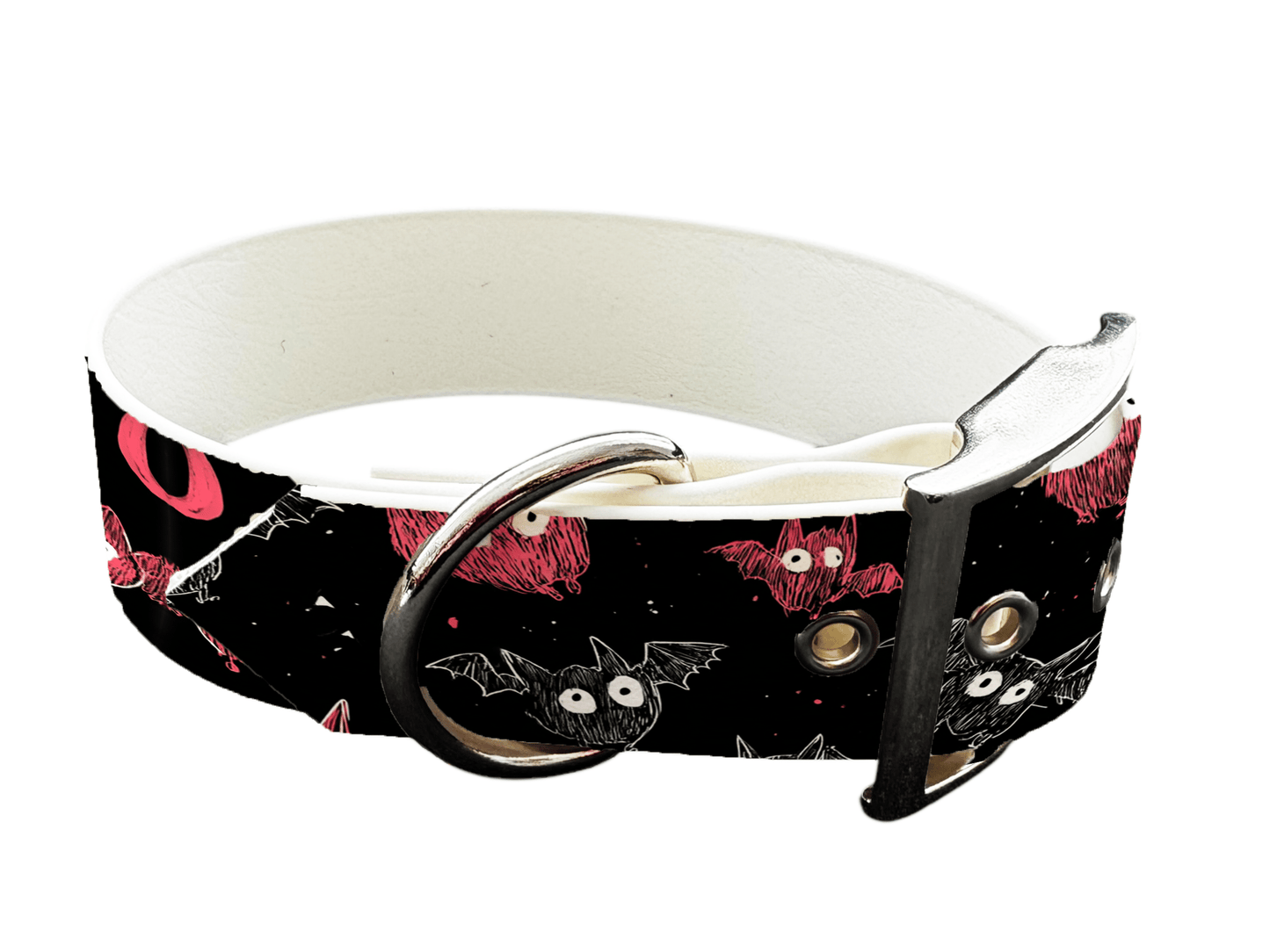 Collier large pour chien en BioThane® imprimé – Collection Halloween– 38mm