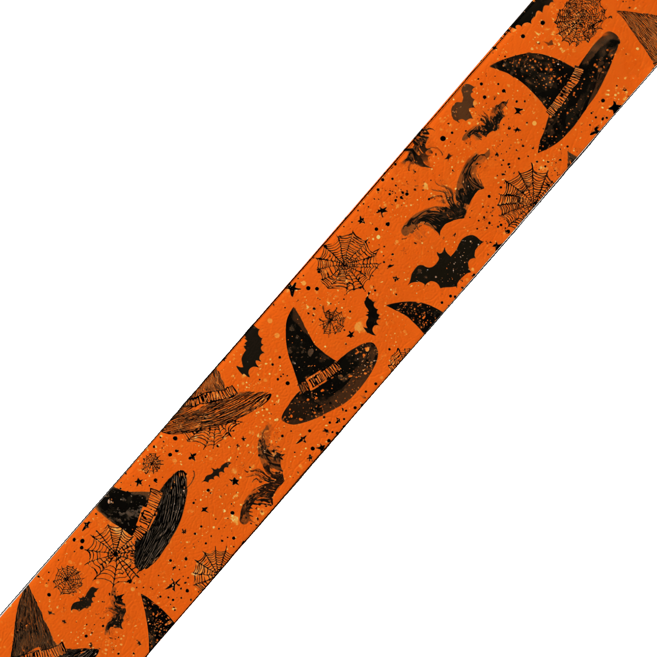Collier double large pour chien en BioThane® imprimé – Collection Halloween– 25/19 mm