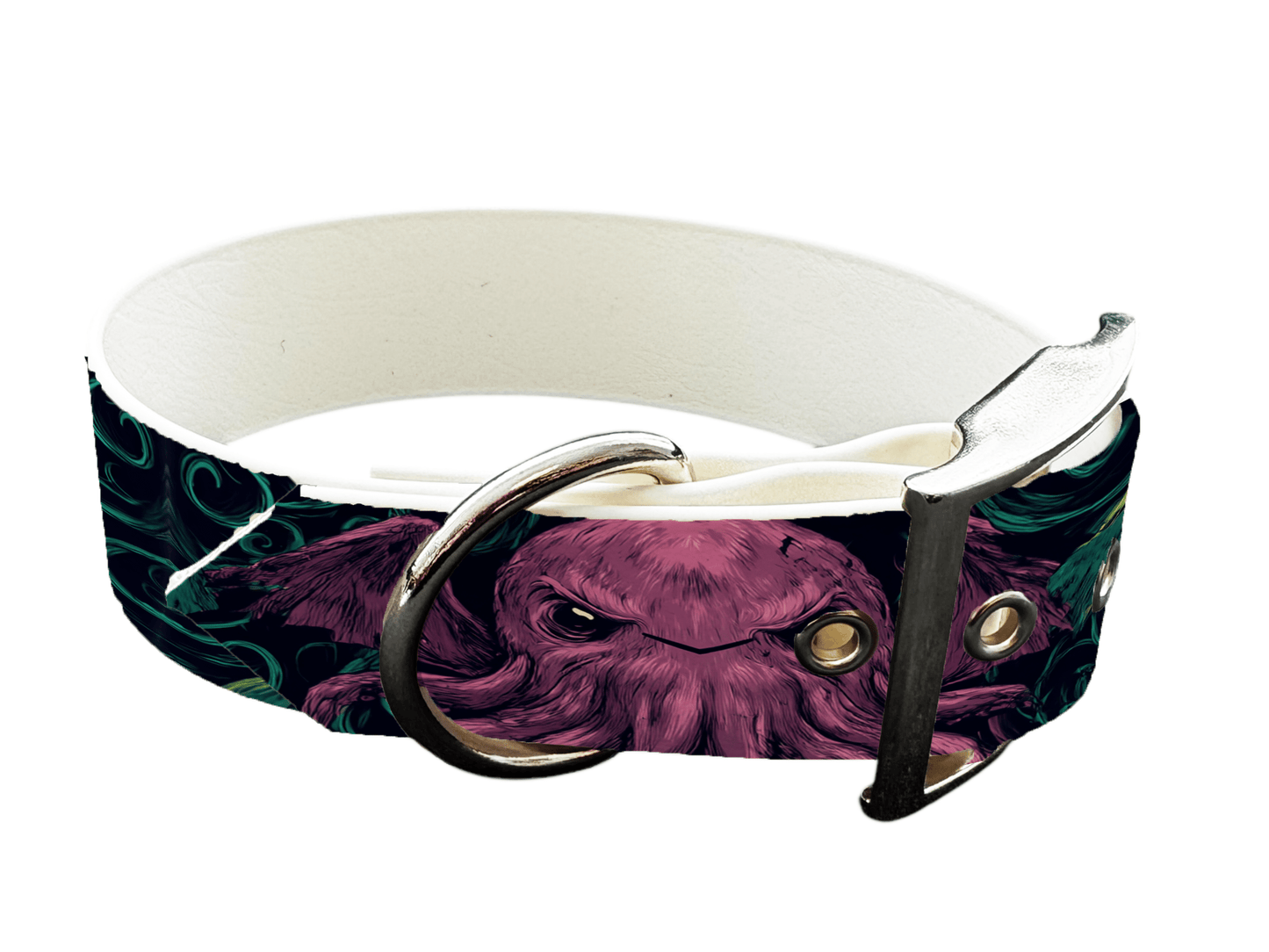 Collier large pour chien en BioThane® imprimé – Collection Halloween– 38mm