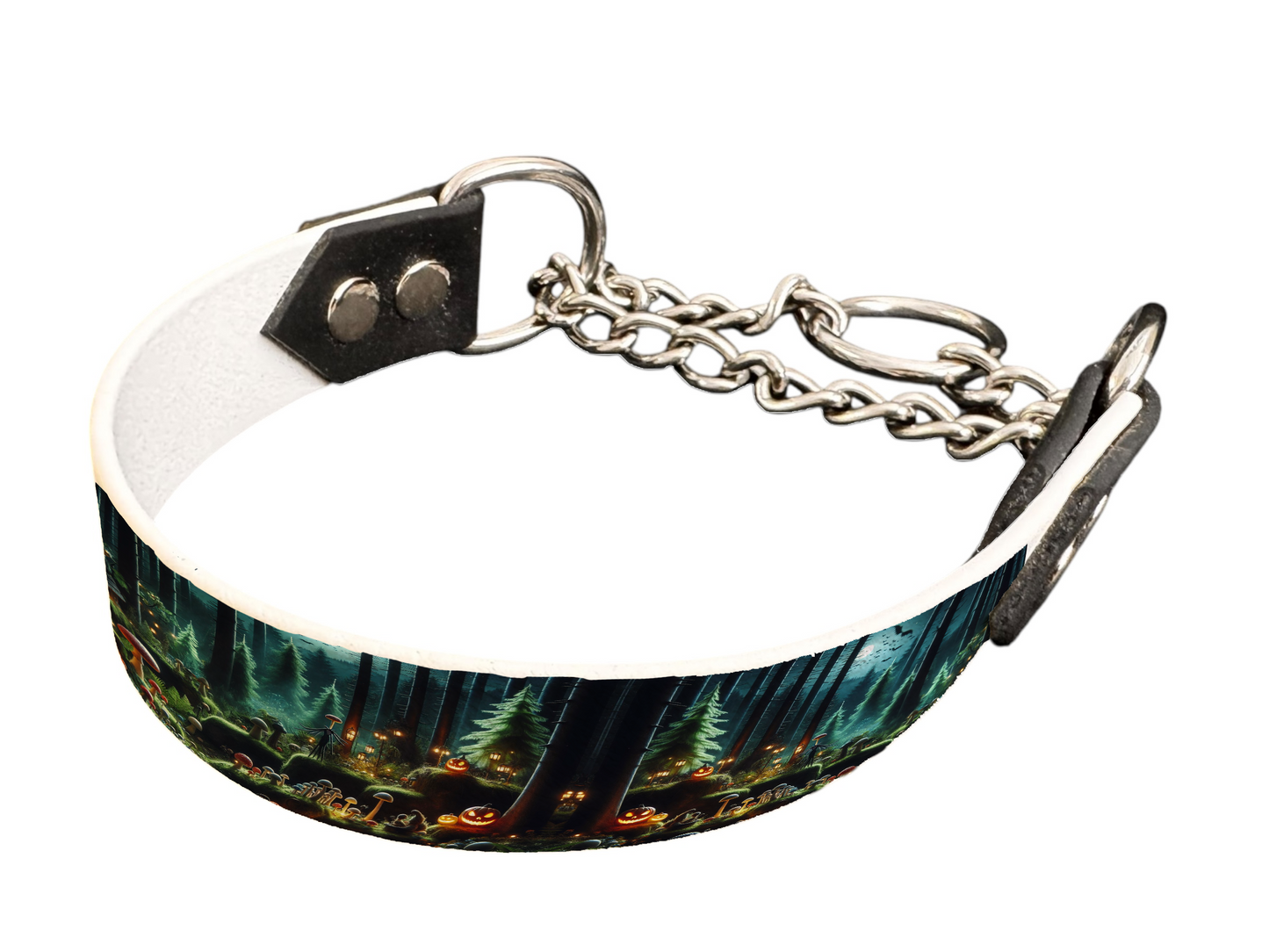 Martingale pour chien en BioThane® imprimé – Collection Halloween– 25mm