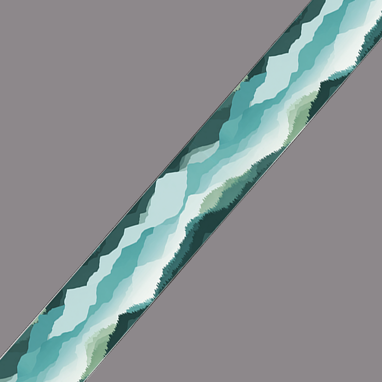 BioThane imprimé Rivière minérale