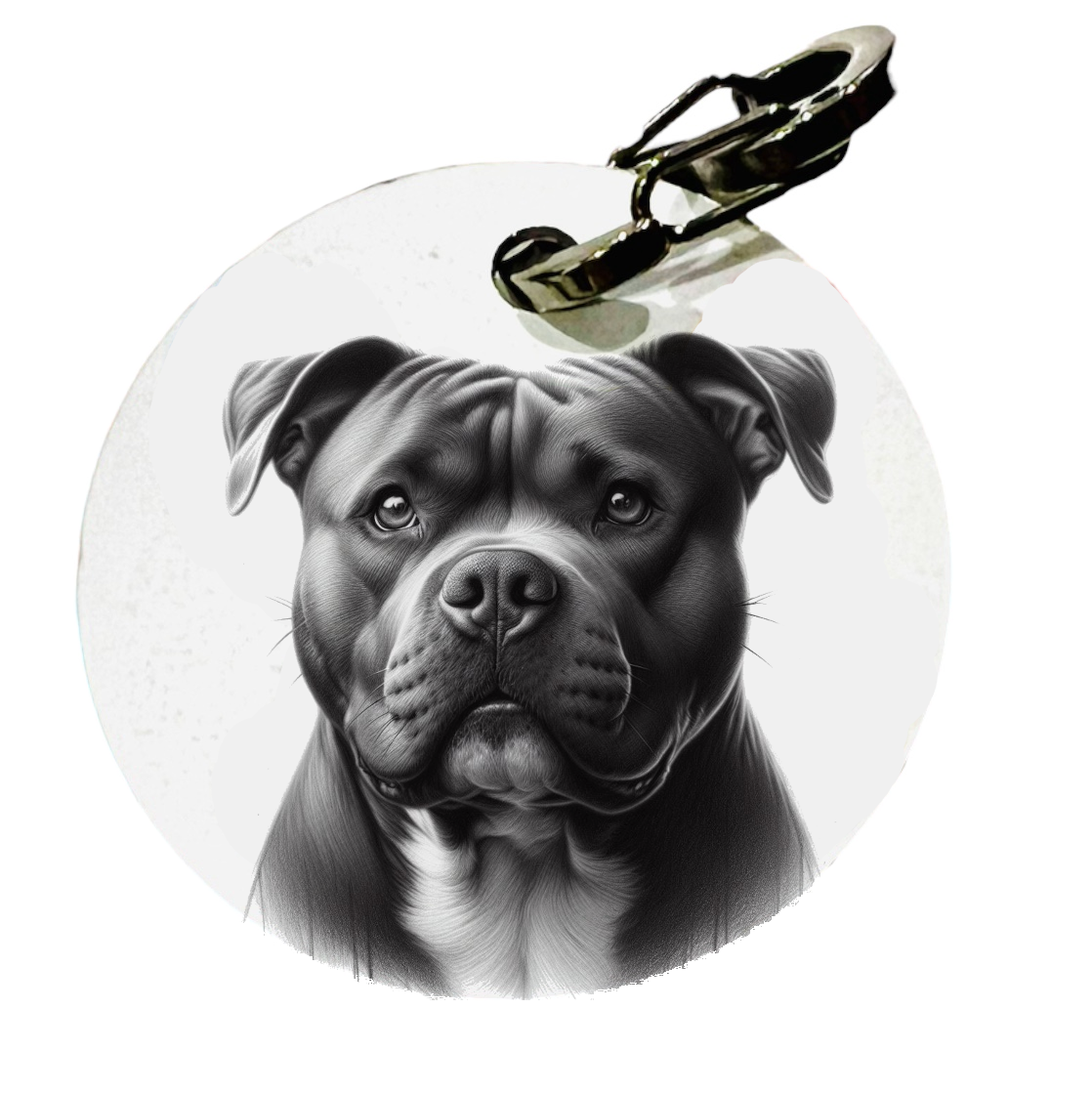 Médaille Personnalisée - American Bully
