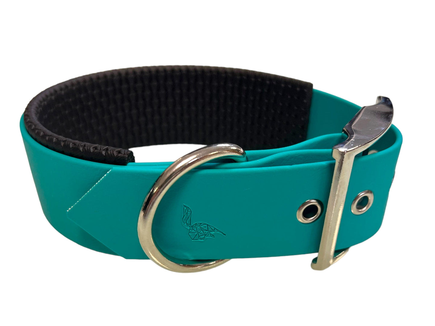 Collier large rembourré en BioThane® 38 mm – Déstockage (plusieurs coloris disponibles)