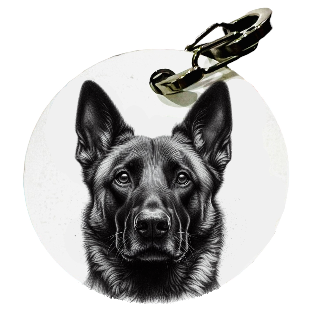 Médaille personnalisée Malinois