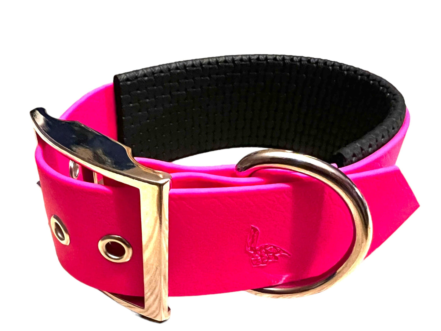 Collier large rembourré en BioThane® 38 mm – Déstockage (plusieurs coloris disponibles)