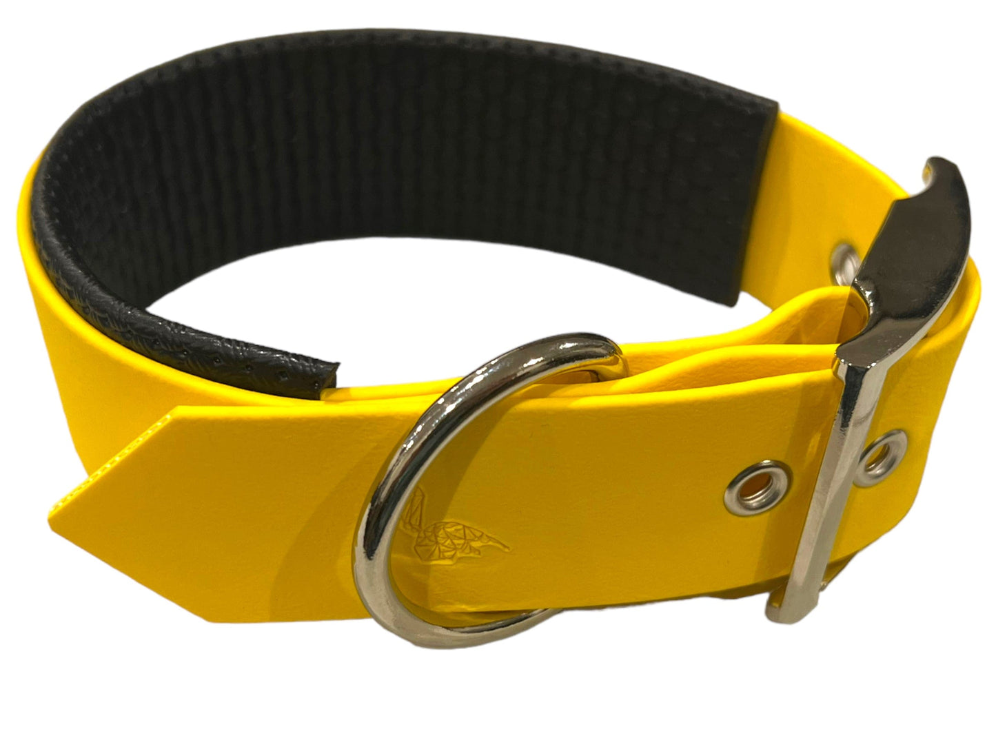 Collier large rembourré en BioThane® 38 mm – Déstockage (plusieurs coloris disponibles)