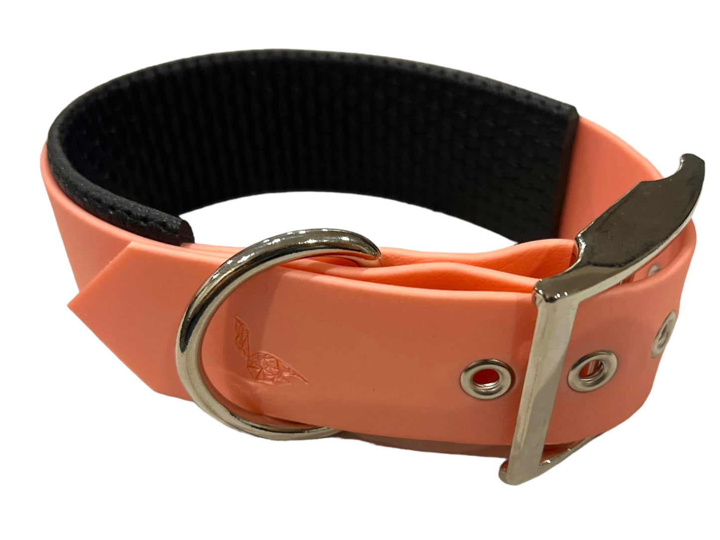 Collier large rembourré en BioThane® 38 mm – Déstockage (plusieurs coloris disponibles)