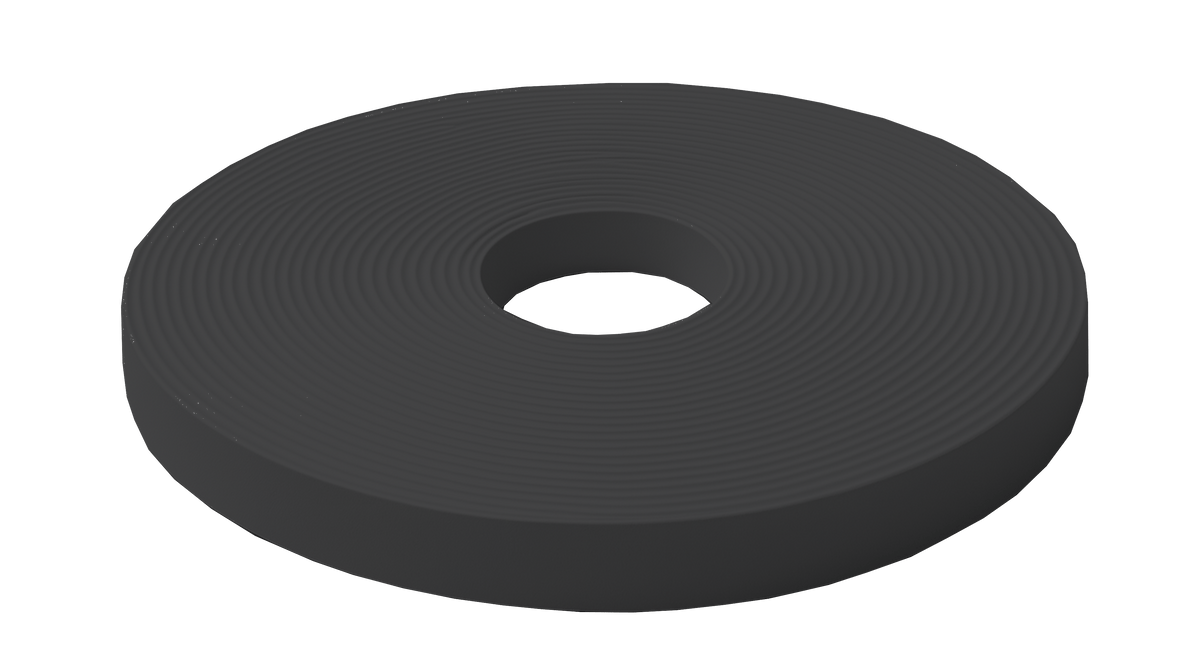 L'atelier du Fourmilier Beta BioThane au mètre 19mm / GY52B - Anthracite Beta BioThane® au mètre – Résistant, souple et imperméable - coloris et largeur au choix