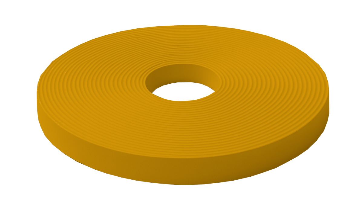 L'atelier du Fourmilier Beta BioThane au mètre 19mm / YE523 - Jaune Moutarde Beta BioThane® au mètre – Résistant, souple et imperméable - coloris et largeur au choix
