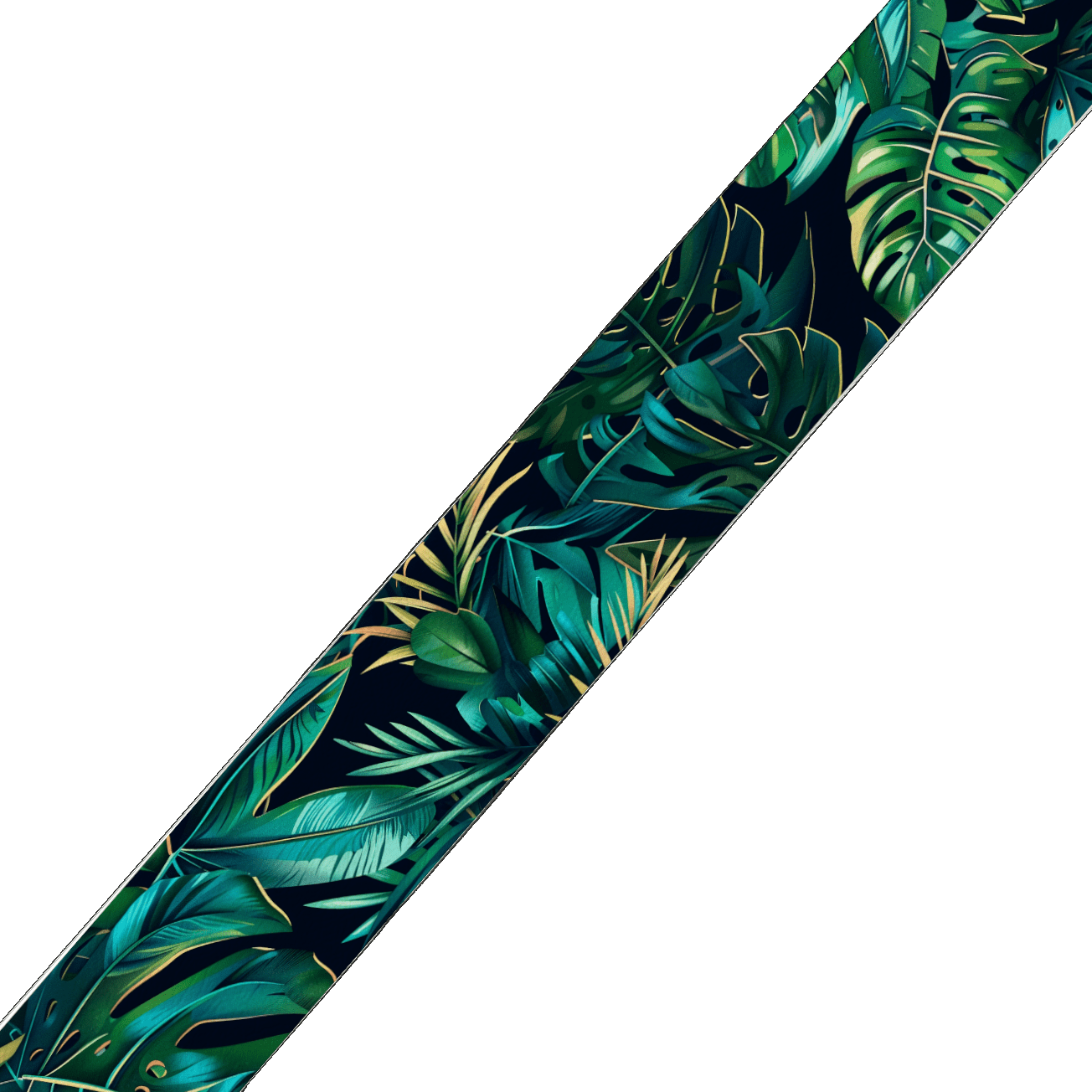 L'atelier du Fourmilier BioThane imprimé au mètre BioThane imprimé “Jungle luxuriante”
