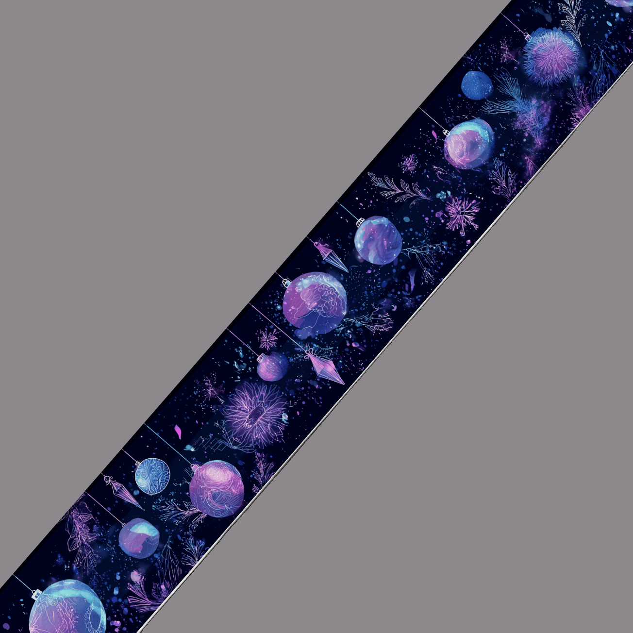 L'atelier du Fourmilier BioThane imprimé au mètre BioThane imprimé “Noël Galactique”