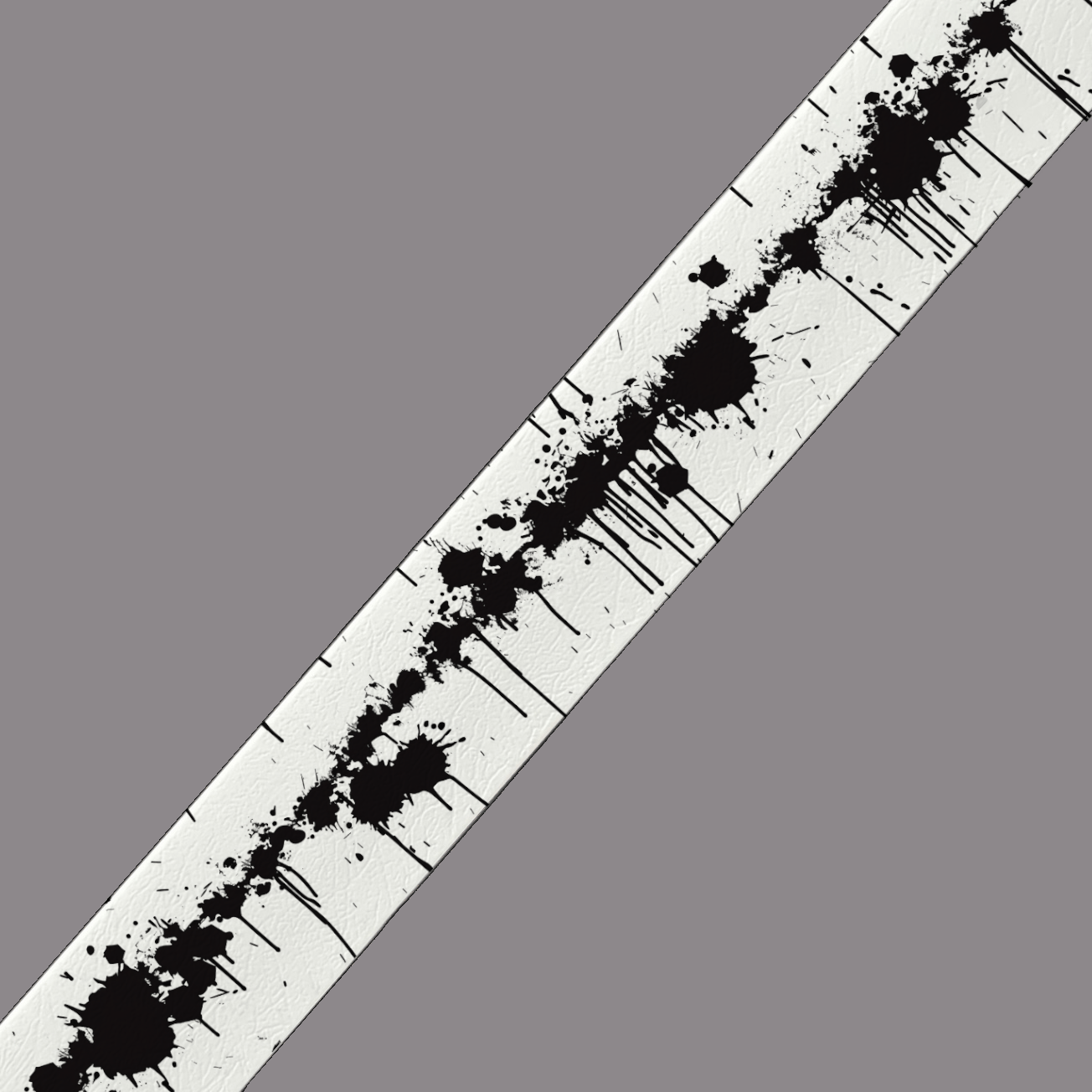 L'atelier du Fourmilier BioThane imprimé au mètre BioThane imprimé “Taches d’encre noire”