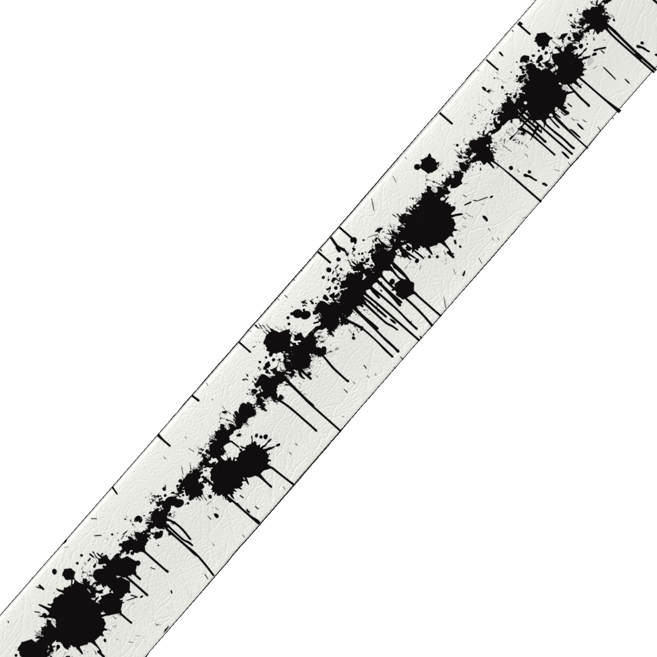 L'atelier du Fourmilier BioThane imprimé au mètre BioThane imprimé “Taches d’encre noire”