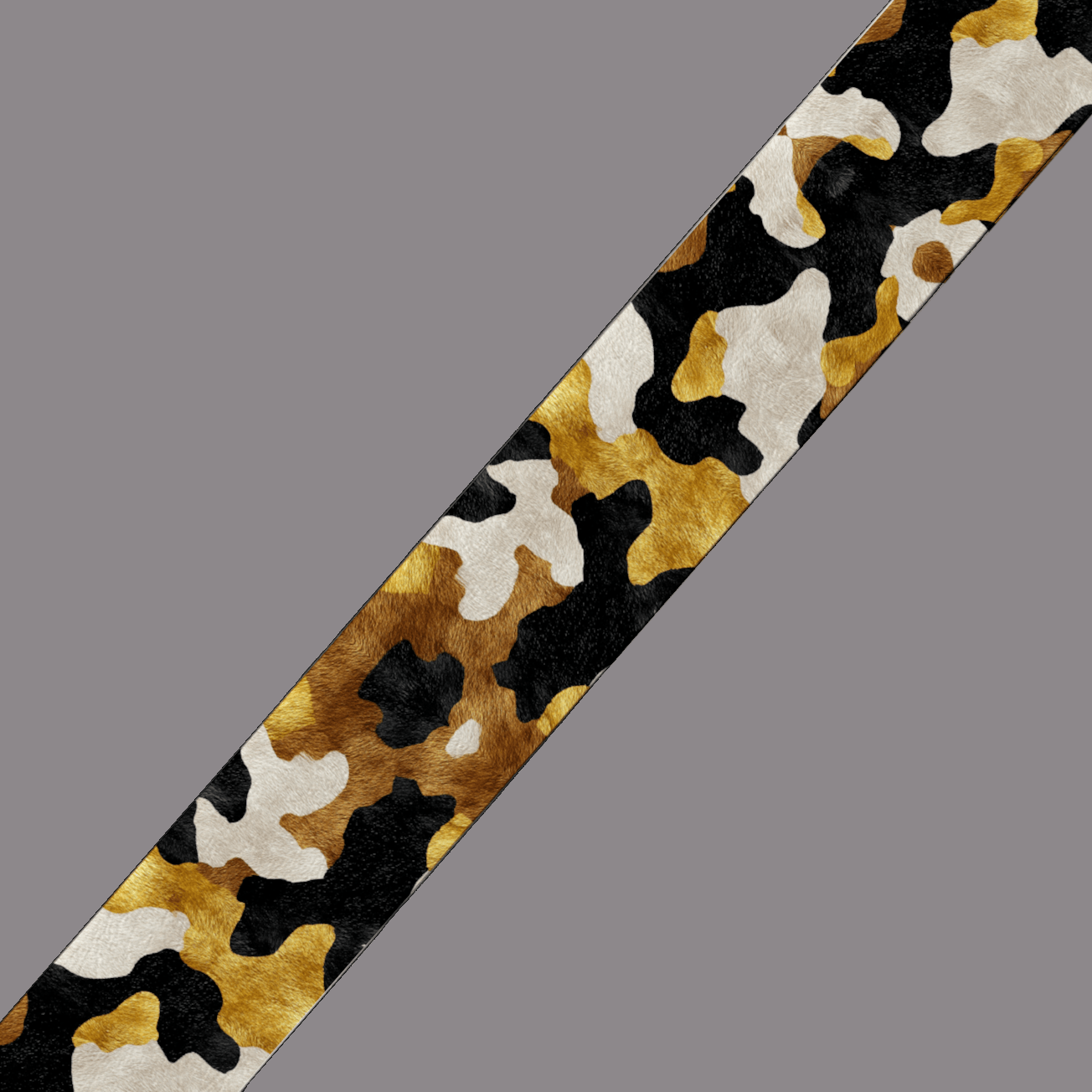 L'atelier du Fourmilier BioThane imprimé au mètre Motif BioThane imprimé UV – Camouflage doré