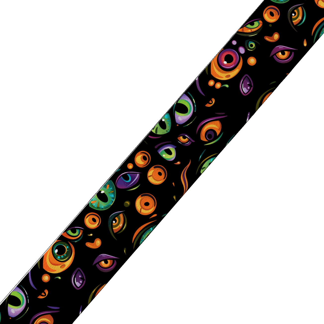 L'atelier du Fourmilier collier double Collier double large pour chien en BioThane® imprimé – Collection Halloween– 25/19 mm