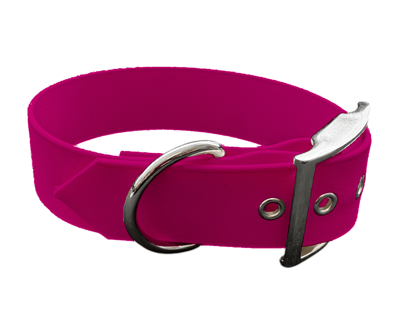 L'atelier du Fourmilier Collier pour chien personnalisable XXS / Framboise Collier chien 38 mm en Biothane – Personnalisable – Coloris au choix