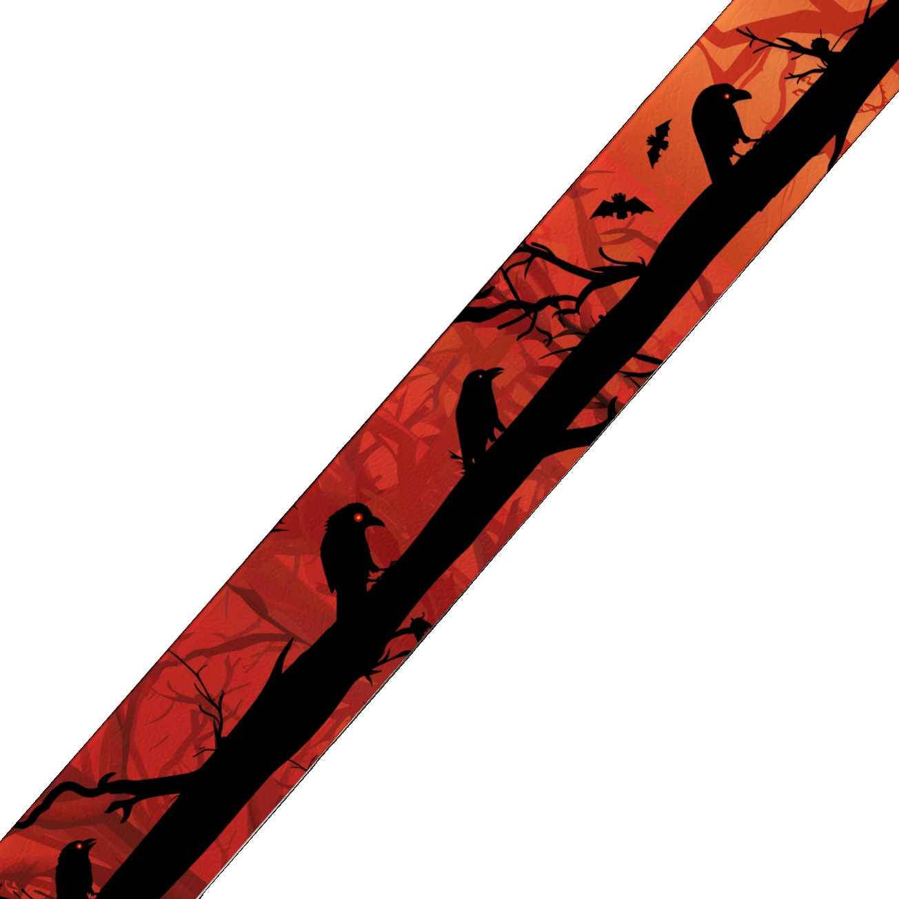 L'atelier du Fourmilier colliers Collier large pour chien en BioThane® imprimé – Collection Halloween– 38mm